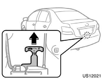 Internal trunk release strap Luggage security system US12021 US12022 US12023a If a person is locked in the trunk, he/ she can pull up the phosphorescent
