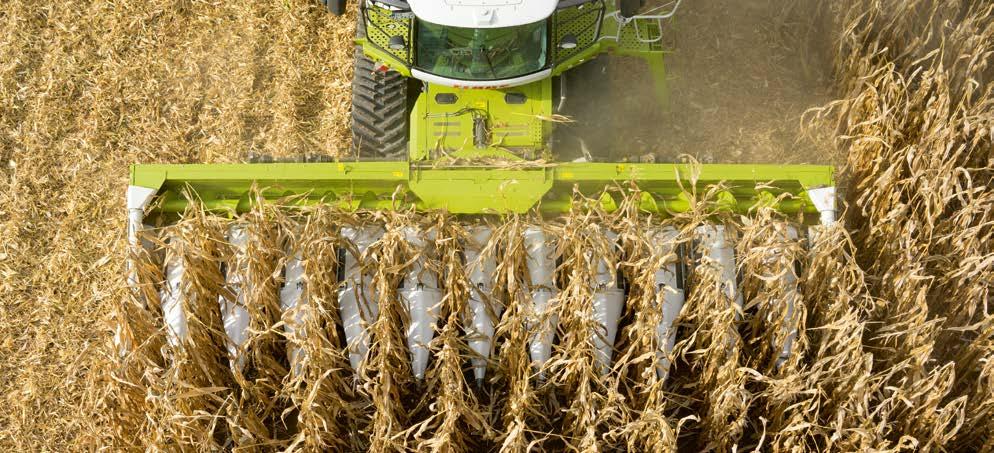 Efficient, free-running drive for all CORIO CONSPEED and CORIO models Quick and easy speed adjustment by changing the combination of gears Spiral intakes on the snapping rollers improve stalk intake