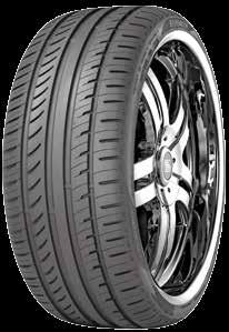 conditions Reduce tread movement and deliver agile driving response Four Wide Longitudinal Grooves Evacuate water efficiently for improved