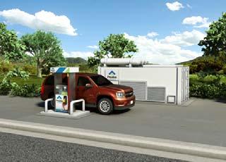 An NGV can be fueled at a "fast-fill" pump in about the same time it takes to fuel any gasoline- or diesel -powered vehicle.