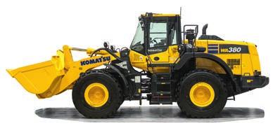 and reach Wide tread and long wheelbase State-of-the-Art Controls Automatic digging system Electronic Pilot Control
