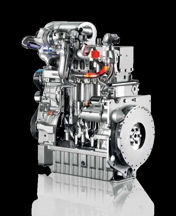 due to lower mechanical and thermal stress MAXIMUM EFFICIENCY WITH the deutz-far farmotion engine EMISSIONS UNDER CONTROL The fuel supply system uses new, 7-hole injectors and Common Rail technology