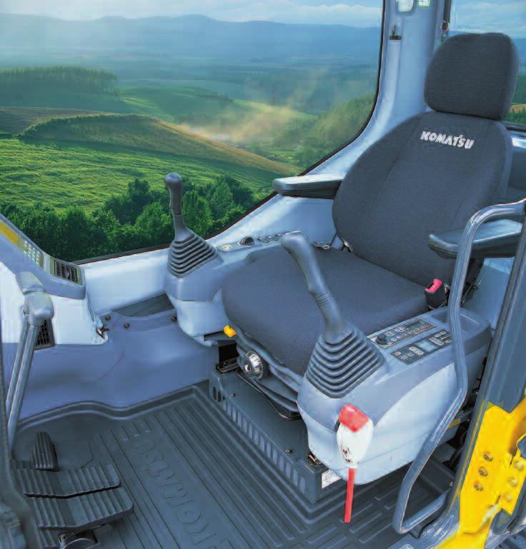 PC600LC-8 H YDRAULIC E XCAVATOR SAFETY FEATURES Safety Features