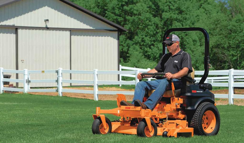 TIGER CAT PROMOTIONAL MODELS EARNING ITS STRIPES WITH AGILITY & POWER Highly maneuverable and equal parts tough and productive, the Tiger Cat makes quick work of open areas while also easily getting