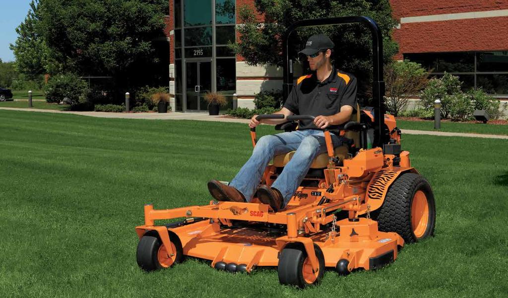 TURF TIGER PROPANE & DIESEL-POWERED THE ULTIMATE IN POWER & PERFORMANCE The Turf Tiger stands heads and tails above in power, durability and performance.