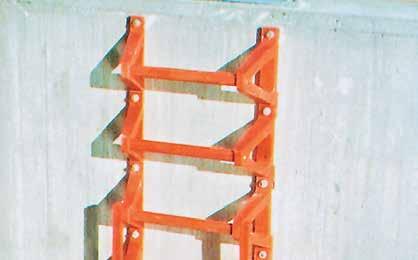 The step modules are made from polyurethane and can be linked together, combined with extensions and a variety of handrails to suit many applications.