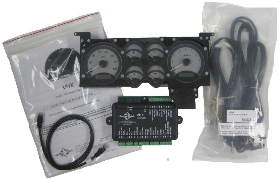 VHX-78C-MC Dakota Digital VHX Instrument Installation for: 1978-88 Chevy Monte Carlo 1978-88 Chevy El Camino/GMC