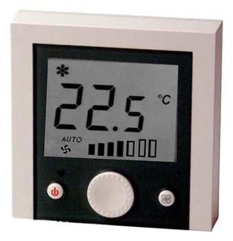 TCAF Series Digital Fan Coil Thermostats with 0(2)-10 VDC Fan Output Issue Date March 1, 2018 Features Ultra slim wall-mount unit to match any décor Large easy-to-read Liquid Crystal Display (LCD),