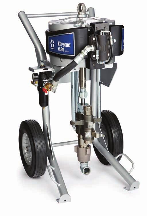 Xtreme XL Series Designed with the new XL Air Motor, the Xtreme XL Sprayer can run up to six guns in a high-output environment with virtually no pulsation or pattern fluctuation.