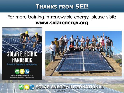 For more renewable energy training, both