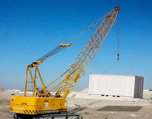 Crawler Crane - 50 Ton / 80 Ton Max. Lifting Capacity 50 tons 80 tons Boom length 13~52 m 13~58 m Fixed Jib 15.25 m 18 m Max. length boom + jib 43 + 15.