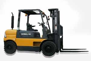 Diesel forklifts: 3-4 TON ENGINE POWERED FORKLIFT Technical Parameter Model CPC30/CPCD30 CPC35/CPCD35 CPC40/CPCD40 Characteristic Power type Diesel Diesel Diesel Rated capacity kg 3000 3500 4000 Load