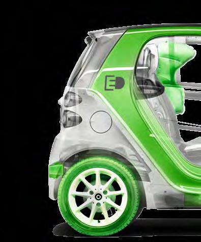 Innovative Page 14 >> All-round protection: innovations for your safety. Needless to say, the smart fortwo electric drive shares the smart fortwo s innovative safety concept.