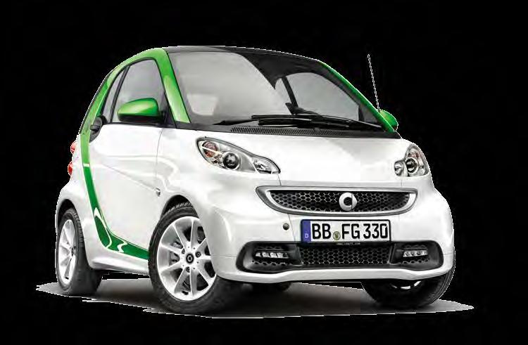 Individuality Page 17 The smart fortwo electric drive has an unmistakable character.