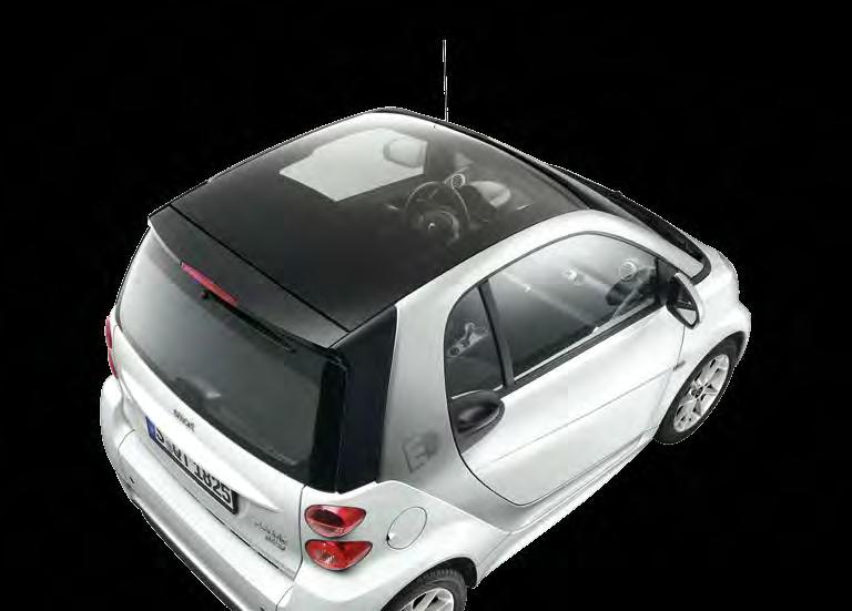 The smart fortwo electric drive is available as a coupé and