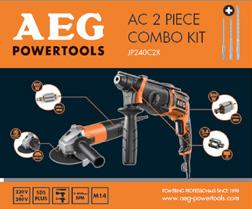 JP240C2X 1 X WS8-115 (ANGLE GRINDER) 1 X KH24IE (24MM ROTARY HAMMER) 3 X SDS PLUS DRILL BITS Product Specifications WS8-115 No-load speed [revolutions min] 12,000 Catalog product description 800 W