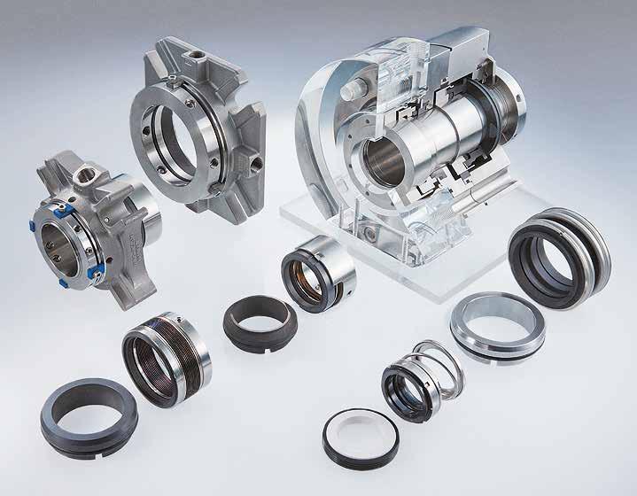 Range of products and services Mechanical seals Mechanical seals for pumps EagleBurgmann offers a complete range of liquid and gaslubricated pump shaft seals including standard and engineered seals