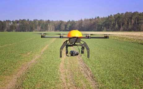 Drone: on the farm Infrared light cameras: Reveal plant