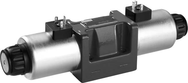 Directional spool valves, direct operated, with solenoid actuation Type WE RE 23340 Edition: 2015-07 Replaces: 2013-06 Size 10 Component series 5X Maximum operating pressure 350 bar [5076 psi]