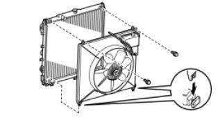 Install the Belt, Fan & Fan Shroud, and the Radiator Hose. Fig. 23-1 PS ALT WP IP Fan IP AC (a) Install the supplied drive belt (Item #10) following the outlined belt routing (Fig. 23-1).