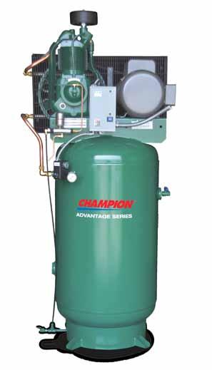 2 Advantage Series Stationary The Advantage Series air compressor units come with all the normally ordered accessories already mounted and factory tested.