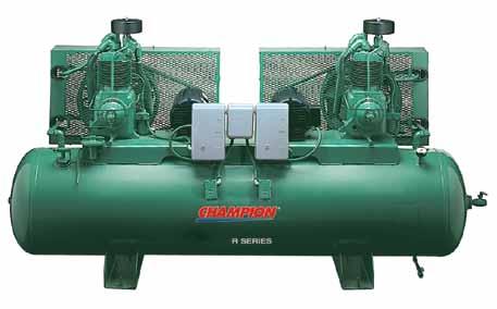 3 Duplex Packages Stationary (2) Two Stage Splash or Pressure Lubricated Compressor Pumps (2) Mounted and Pre-Wired Magnetic Starters (2) Mounted and Pre-Wired NEMA Rated Electric Motors Alternator