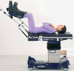 Supine position with articulating leg sections (81-620-03) in preparation for lithotomy positioning 2 3.
