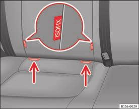 Ensuring you are correctly and safely seated 81 Make sure the seat belt is not twisted.
