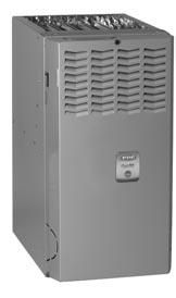 MODEL 312AAV Two Stage, 4-Way Multipoise, Induced Combustion, Gas Furnace 45,000 thru 155,000 Btu Input Features: 80% A.F.U.E. Perfect heat operation Two-stage heating Very low operating sound