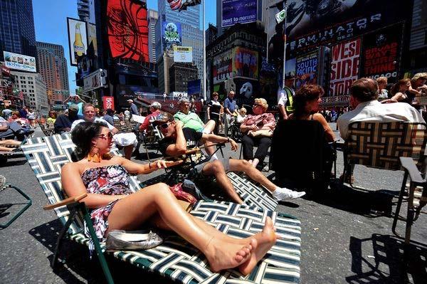 New York City Closed Broadway to car and truck traffic in Times Square 11% increase in foot traffic 63% reduction in injuries to motorists and passengers 35% reduction