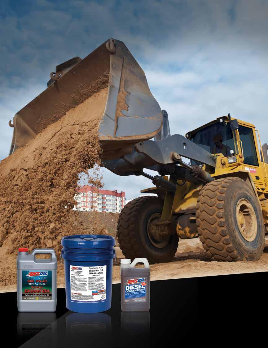 Heavy-Duty Off-Road SYNTHETIC DIESEL OILS SYNTHETIC HYDRAULIC FLUIDS FUEL ADDITIVES AMSOIL