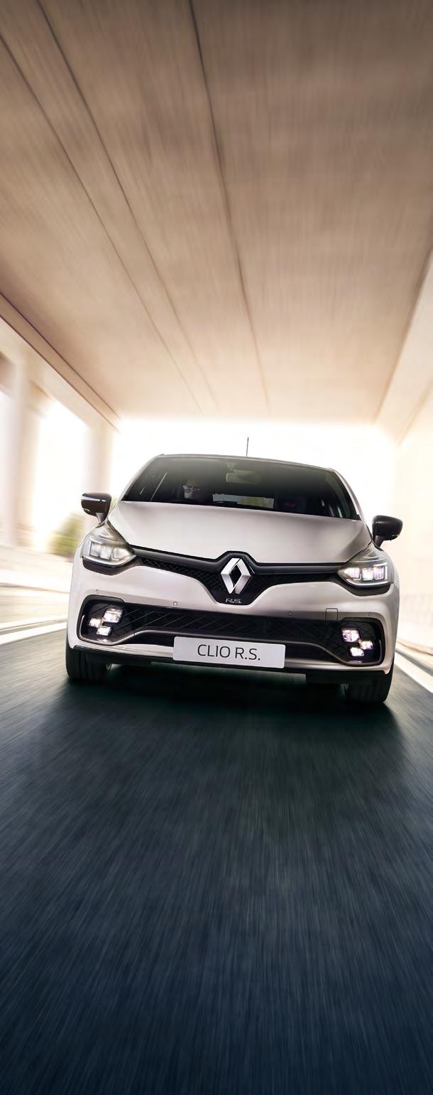 Designed for its aerodynamics and combined with the Renault Sport