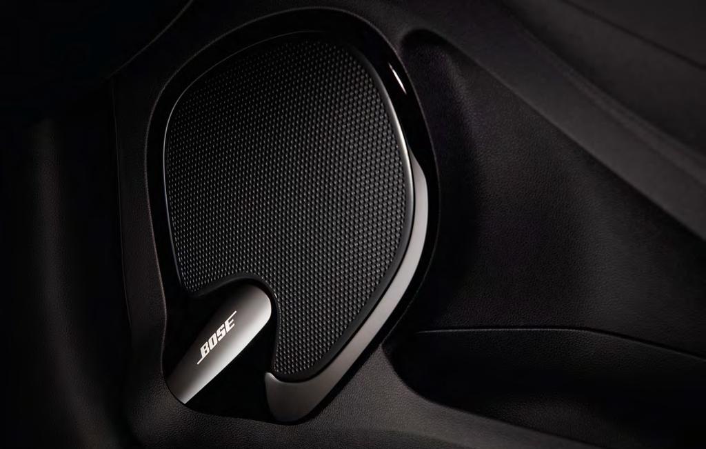 BOSE premium sound system: pure sound. Get ready for an intense musical experience thanks to the optional BOSE premium sound system (R.S. only).