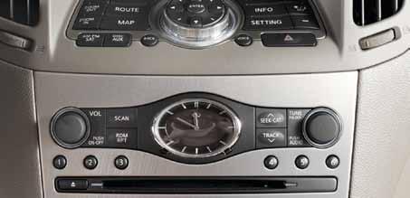 first drive features FM/AM/XM * Satellite Radio With CD/DVD Player (with Navigation System if so equipped) 05 02 03 04 VOLUME/ON OFF CONTROL KNOB 10 Press the VOL/ON OFF control knob to turn the