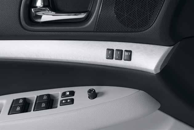 Follow these procedures to set the memory positions: Confirm the shift lever is in the P (PARK) position (automatic transmissions) or the parking brake is applied (manual transmissions).