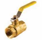 Valves GAS BALL VALVES - FULL PORT Two-piece forged brass body, blowout proof stem Threaded valves Gas approvals: CSA/CUS - ANSI Z21.15/CGA 9.1, ASME B16.44, CGA CR 91-002, CAN/CGA3.16,ASME B16.