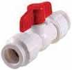 VALVES - GREY Manufactured in an ISO 9002 facility Fits both Schedule 40 & Schedule 80 PVC pipe seats EPDM O-Rings Rated at 150 PSI at 23 C 1107-103 Threaded 1/2" 10 100 1107-104 Threaded 3/4" 5 60