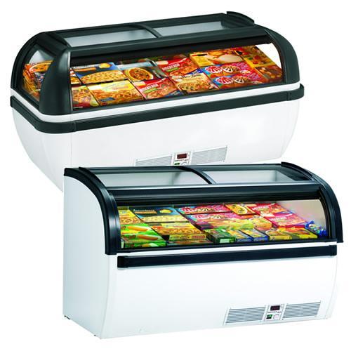 3 CU FT 3 (2 large, 1 small) 900 x 1500 x 840 1222 VISION 180 HC White with Sliding Lid -18º to -22ºC 18.