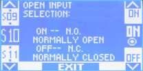 Contact configuration on OPEN input between terminals 6-7 of PWN-T board. elect with normally open contact or when the OPEN input is not used. elect when using a device with normally closed contact.