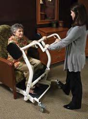 Stand Assist The Lumex Stand Assist is a transport assistance unit that keeps the resident actively engaged in