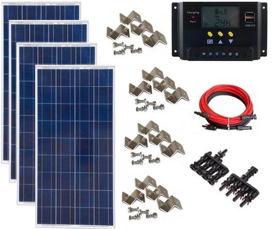 600W Solar Home Kits For Battery Charge 600W Off-Grid Kits Solar