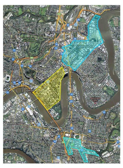 Map I Brisbane CBD Brisbane CBD