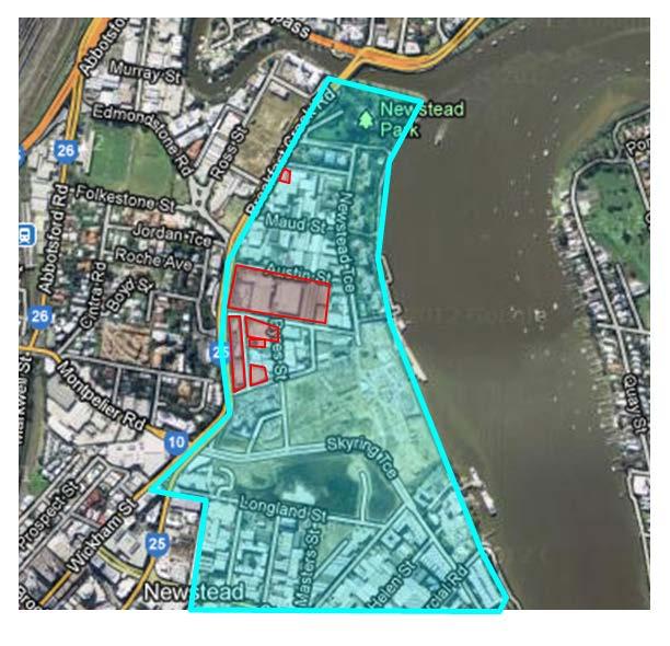 Map VI: Newstead Newstead neighbourhood