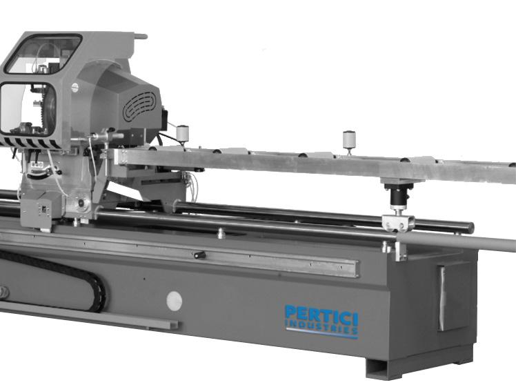 Electronic double head cutting machine 500 CD - 500 CD/22 Carbide saw blade 500/520 mm 1 controlled axis (linear positioning of moveable head) Pneumatic tilting heads from 45 ext to 90 (22,5 ext to