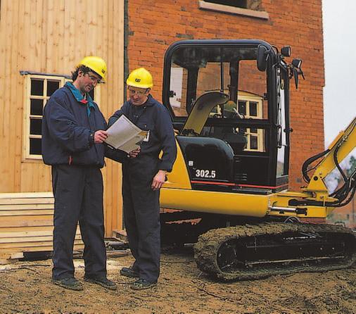 Serviceability Quick access and superior design make the 302.5 Mini Hydraulic Excavator easy to maintain.