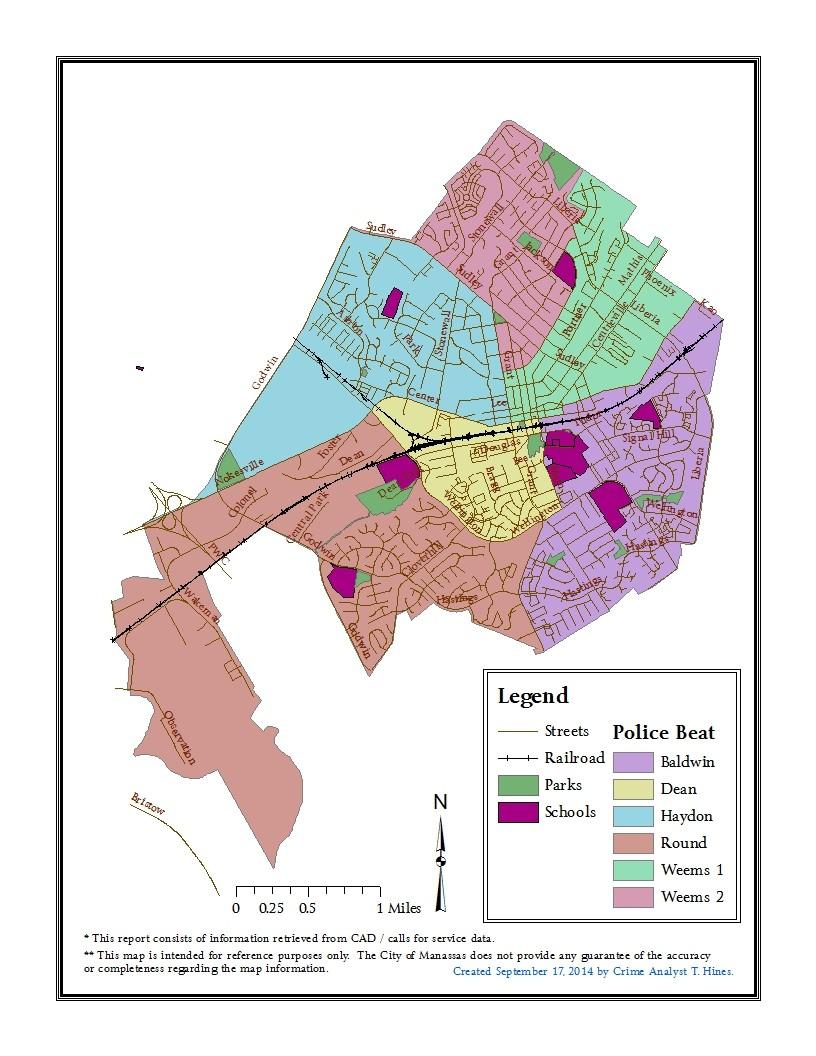 214 2nd Quarter Calls for Service Frequencies and Percentages of City Total In addition to the calls for service to city addresses, officers responded to 551 calls