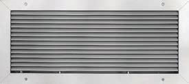 Single Deflection Supply A grille or register consisting of a single set of adjustable blades that controls the air pattern in only one direction, depending on blade orientation.