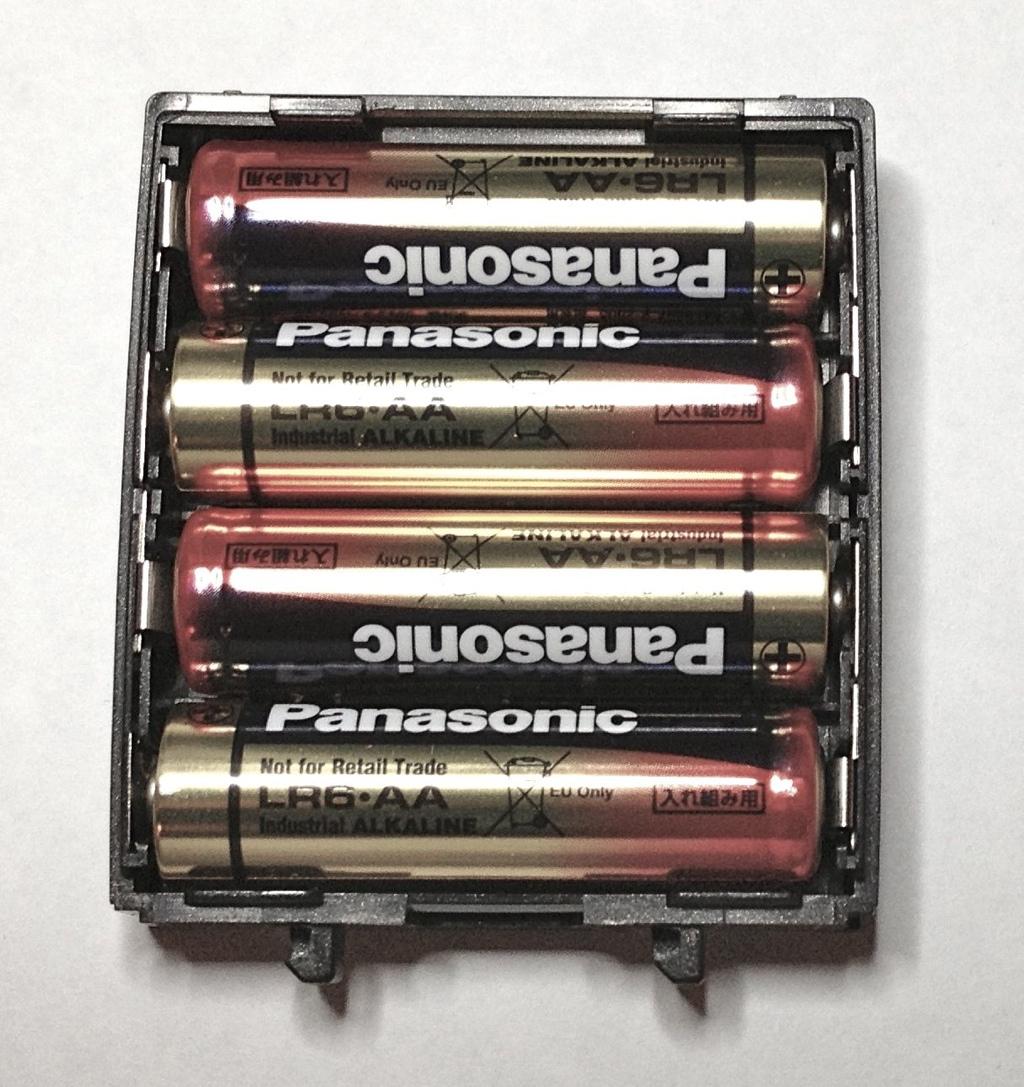 One Issue Alkaline cells: 4 x 1.5V = 6.