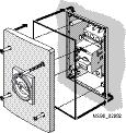 When installed in a molded-plastic enclosure the motor protection circuit breakers have a rated operational voltage U e of 500 V.