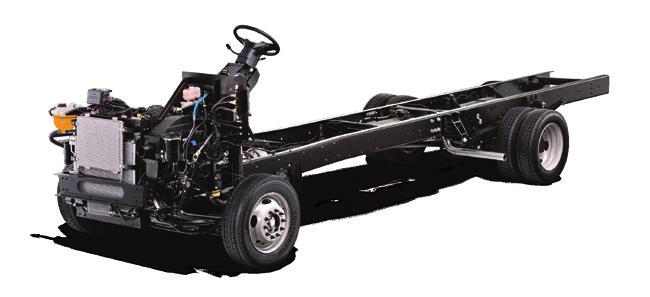 GCWR/ F59 IS THE HIGHEST-CAPACITY FORD COMMERCIAL STRIPPED CHASSIS DESIGNED FOR BODIES FROM 13 FEET UP TO 24 FEET LONG FORD
